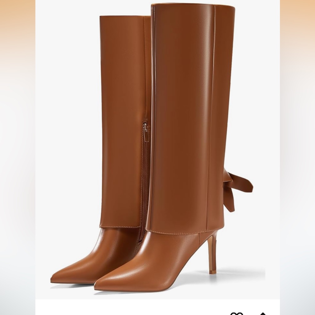 Unisa Tan Heeled Boots